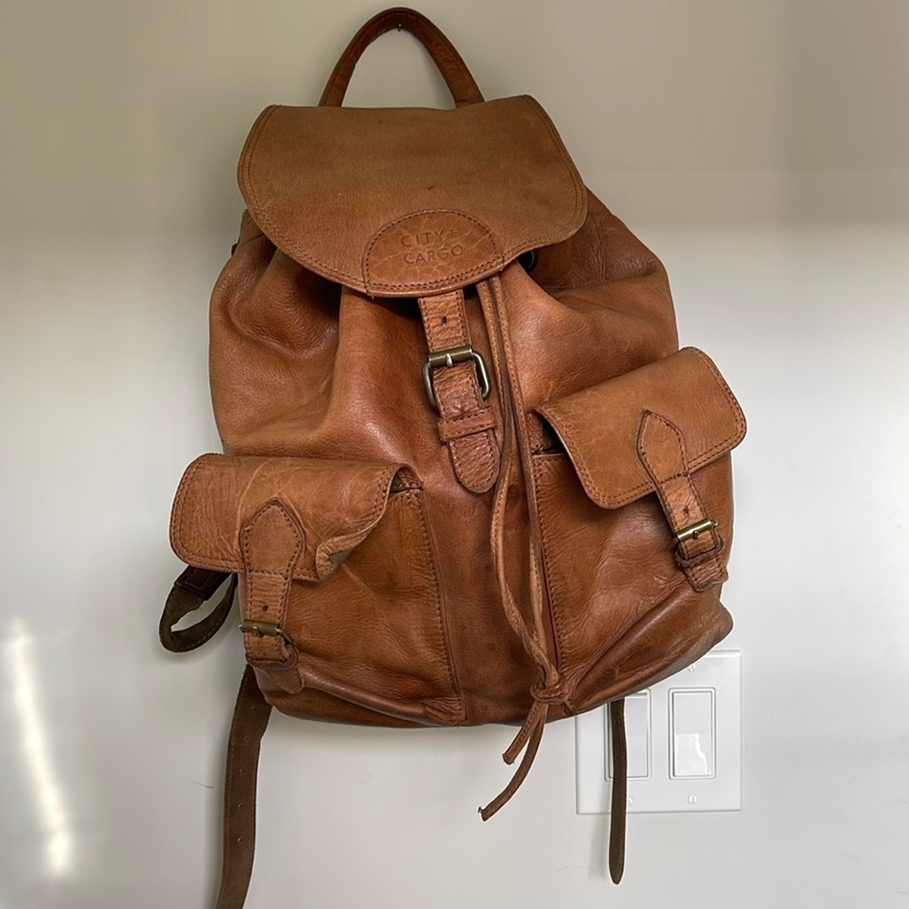 Broken in for you! Leather work or leisure backpack.